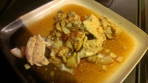 DIY baked chipotle chicken foil packet